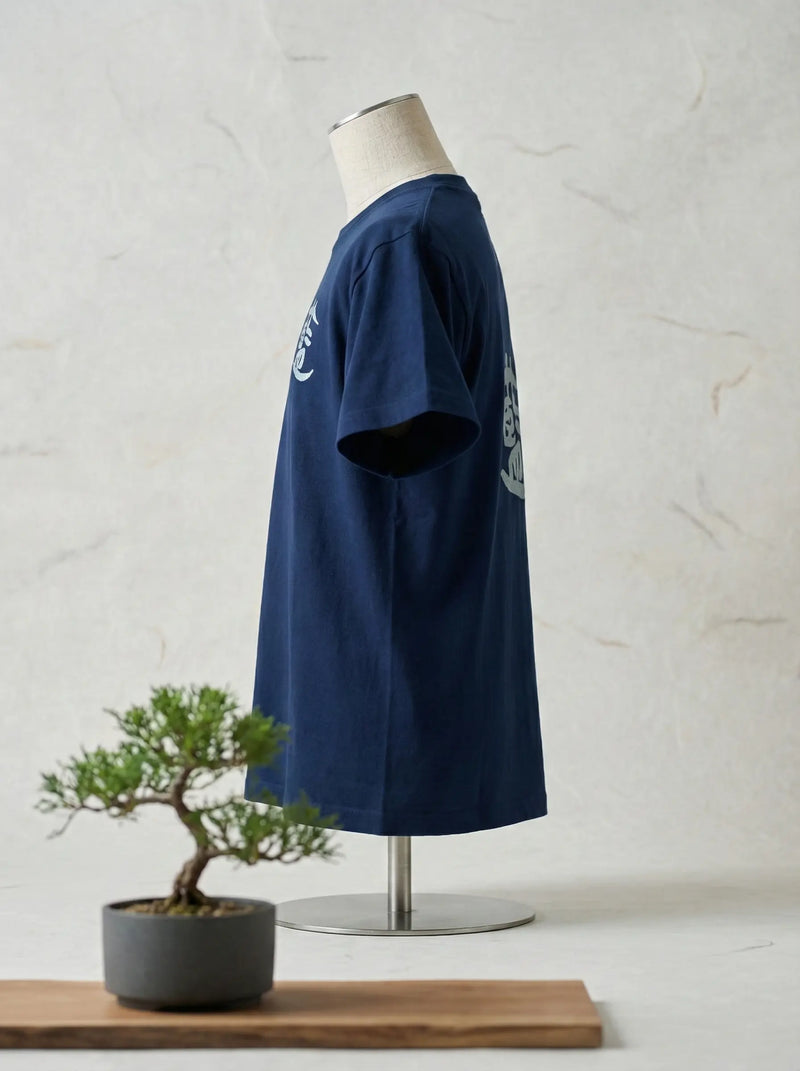 コットンT　「藍」