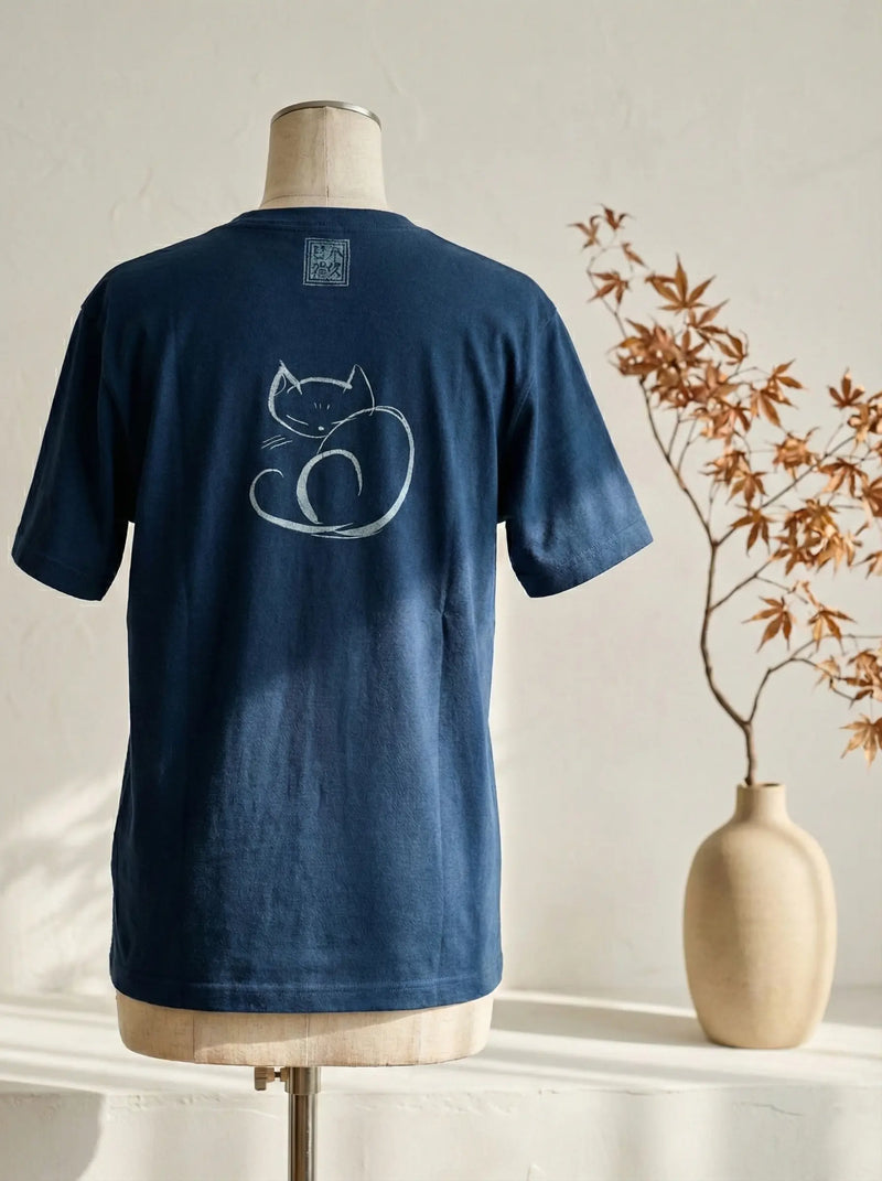 コットンT 「丸ねこ」