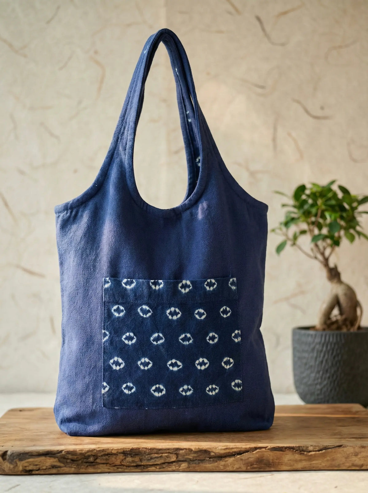 リバーシブルトートバッグ | 藍染市場 - Daily Indigo