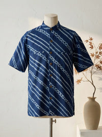 マンダリンTシャツ-絞り-